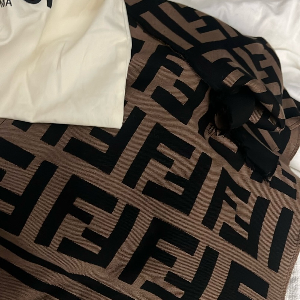 Authentic fendi scarf .